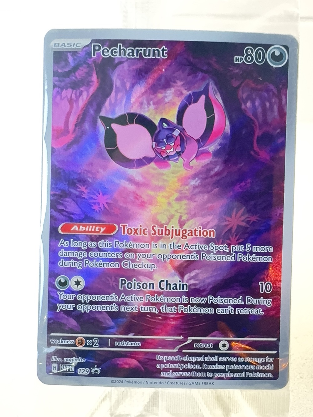 Pokemon TCG Card - Pecharunt #129 Pokemon Promo